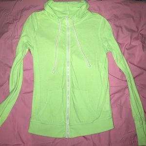Green Zip Up